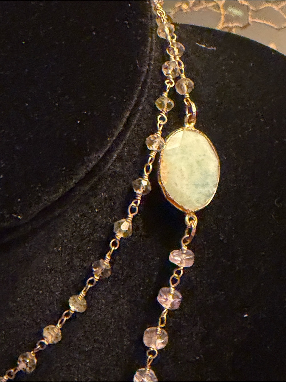 Catherine Page Gold-Tone Stone & Charm Layered Pendant Necklace in Gold - Picture 6 of 9